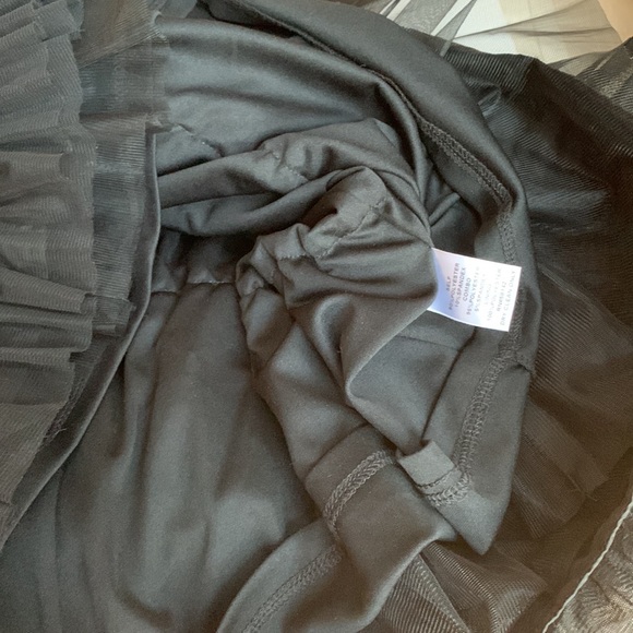 London Times Black Tiered Ruffle Dress CC Coco Look - Picture 14 of 16